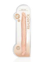 Load image into Gallery viewer, Realrock Skin Realistic Double Dildo - Vanilla - 14in

