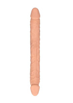 Load image into Gallery viewer, Realrock Skin Realistic Double Dildo - Vanilla - 14in
