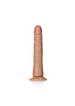 Load image into Gallery viewer, Realrock Slim Realistic Dildo with Suction Cup - Caramel - 8in
