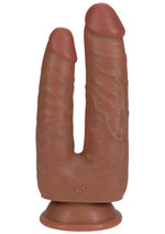 Load image into Gallery viewer, Realrock Ultra Realistic Skin Double Trouble - Caramel - 5in/6in
