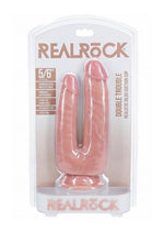 Load image into Gallery viewer, Realrock Ultra Realistic Skin Double Trouble - Vanilla - 5in/6in
