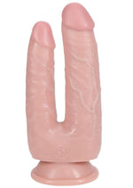 Load image into Gallery viewer, Realrock Ultra Realistic Skin Double Trouble - Vanilla - 5in/6in
