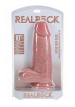 Load image into Gallery viewer, Realrock Ultra Realistic Skin Extra Thick with Balls - Vanilla - 10in
