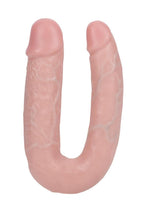 Load image into Gallery viewer, Realrock Ultra Realistic Skin U Shaped Double Dildo - Vanilla - 5in
