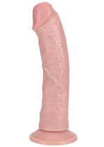 Load image into Gallery viewer, Realrock Vibrating and Rotating Cock Regular Curved - Vanilla - 8in
