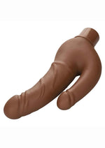 Load image into Gallery viewer, Rechargeable Power Stud Over and Under Silicone Vibrating Double Dong
