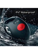 Load image into Gallery viewer, Red Dot Silicone Rechargeable Vibrating Cock Ring with Controller V3
