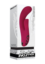 Load image into Gallery viewer, Red Dream Rechargeable Silicone Vibrator - Burgundy/Red
