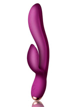 Load image into Gallery viewer, Regala Rabbit Silicone Rechargeable Rabbit Vibrator - Fuchsia/Purple
