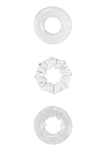 Load image into Gallery viewer, Renegade Dyno Rings Super Stretchable Cock Rings - Clear - Set Of 3
