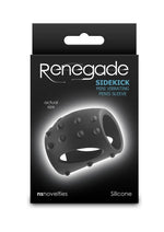 Load image into Gallery viewer, Renegade Sidekick Rechargeable Silicone Penis Sleeve - Black
