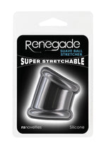 Load image into Gallery viewer, Renegade Suave Silicone Ball Strecher Cock Ring - Black
