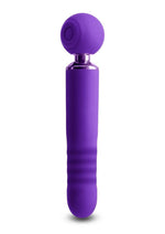 Load image into Gallery viewer, Revel Fae Rechargeable Silicone Vibrator with Clitoral Stimulator - Purple
