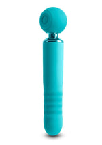 Load image into Gallery viewer, Revel Fae Rechargeable Silicone Vibrator with Clitoral Stimulator - Teal
