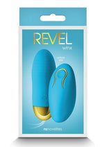 Load image into Gallery viewer, Revel Winx Rechargeable Silicone Bullet with Remote Control - Blue
