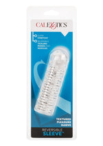 Load image into Gallery viewer, Reversible Texture Penis Extender and Masturbator - Clear
