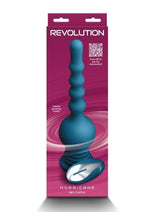 Load image into Gallery viewer, Revolution Hurricane Rechargeable Silicone Vibrator with Remote Control - Teal