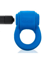 Load image into Gallery viewer, Revring Reverb Vibrating Cock Ring - Teal/Teal Ice
