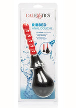 Load image into Gallery viewer, Ribbed Anal Douche - Black/Red
