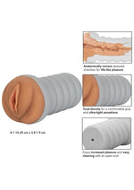 Load image into Gallery viewer, Ribbed Gripper Tight Pussy Dual Dense Textured Masturbator Stroker
