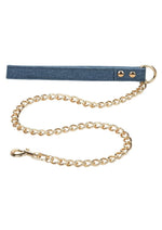 Load image into Gallery viewer, Ride &#39;Em Premium Denim Collection Collar with Leash
