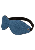 Load image into Gallery viewer, Ride &#39;Em Premium Denim Collection Eye Mask - Blue
