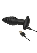 Load image into Gallery viewer, Rimmers Model-E Vibrating Rechargeable Silicone Rimming Plug with Remote Control
