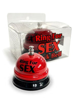 Load image into Gallery viewer, Ring The Bell For Sex Desk Bell - Black/Red
