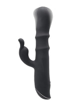 Load image into Gallery viewer, Ringmaster Rechargeable Silicone Rabbit Vibe Ring - Black
