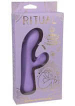 Load image into Gallery viewer, Ritual Aura Rechargeable Silicone Rabbit Vibrator - Purple
