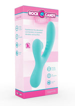Load image into Gallery viewer, Rock Candy Refined Sugarotic Rechargeable Silicone Dual Stimulated Rabbit Vibrator - Blue
