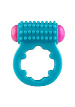 Load image into Gallery viewer, Rock Candy Sugar Buzz Vibrating Cock Ring - Blue
