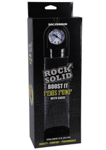 Load image into Gallery viewer, Rock Solid Boost It Penis Pump with Gauge
