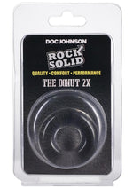 Load image into Gallery viewer, Rock Solid The 2x Donut Cock Ring - Clear - XXLarge
