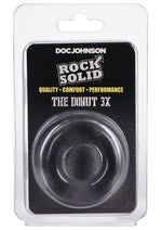 Load image into Gallery viewer, Rock Solid The 3x Donut Cock Ring - Clear - 3XLarge
