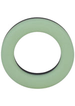 Load image into Gallery viewer, Rock Solid The Big O Glow In The Dark Silicone Cock Ring - Black/Glow In The Dark/Green
