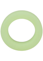 Load image into Gallery viewer, Rock Solid The Big O Glow In The Dark Silicone Cock Ring - Glow In The Dark/Green
