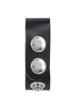 Load image into Gallery viewer, Rock Solid The Leather 3 Snap Adjustable Cock Ring
