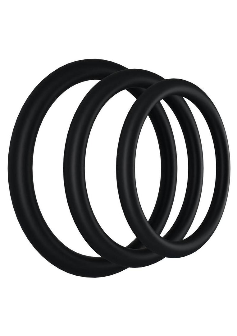 Rock Solid Tri-Pack Rubber Gasket Cock Ring