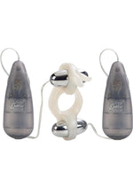 Load image into Gallery viewer, Rockin Rabbit Vibrating Cock Rings Cock Ring with Clitoral Stimulation and Remote Control - White
