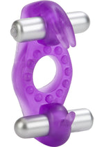 Load image into Gallery viewer, Wireless Rocking Rabbit Vibrating Cock Ring with Clitoral Stimulation - Purple
