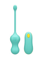 Load image into Gallery viewer, Romp Cello Rechargeable Silicone G-Spot Vibrator with Remote - Teal
