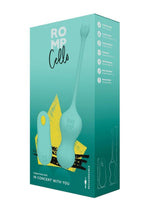 Load image into Gallery viewer, Romp Cello Rechargeable Silicone G-Spot Vibrator with Remote - Teal
