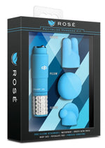 Load image into Gallery viewer, Rose Revitalize Massage Kit with Silicone Attachments - Blue
