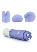 Load image into Gallery viewer, Rose Revitalize Massage Kit with Silicone Attachments - Periwinkle/Purple
