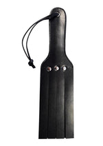 Load image into Gallery viewer, Rouge 4 Strap Leather Paddle - Black
