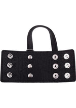 Load image into Gallery viewer, Rouge Ball Stretcher Leather Adjustable Cock Strap - Black - Medium
