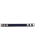 Load image into Gallery viewer, Rouge Leather Adjustable Cock Strap - Black/Blue
