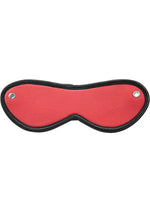 Load image into Gallery viewer, Rouge Leather Blindfold Eye Mask - Red
