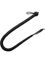 Load image into Gallery viewer, Rouge Leather Devil Tail Whip - Black
